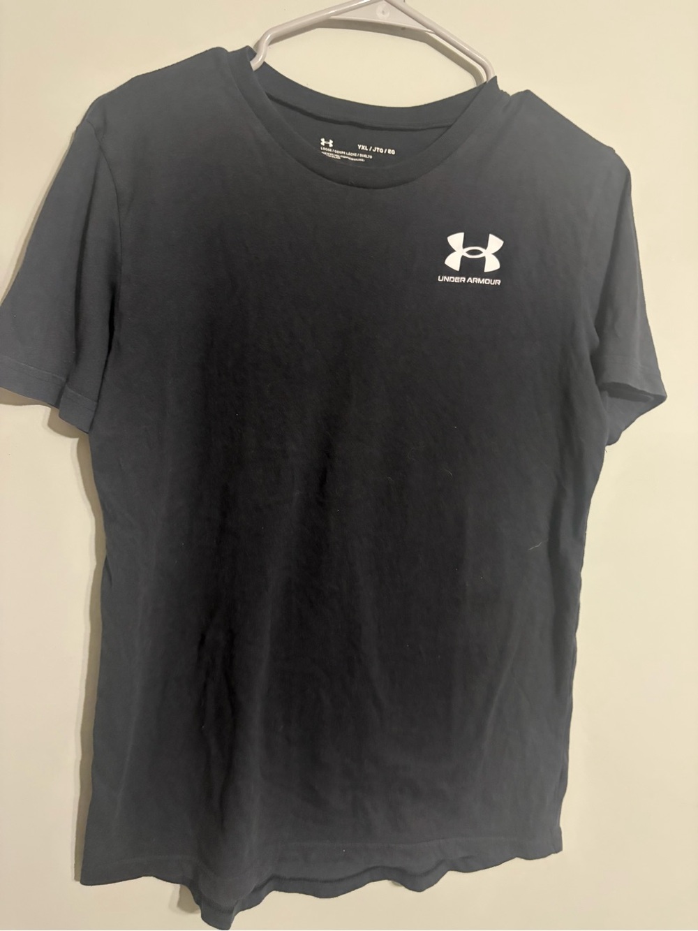 Under Armour Black Short-Sleeve Logo Tee